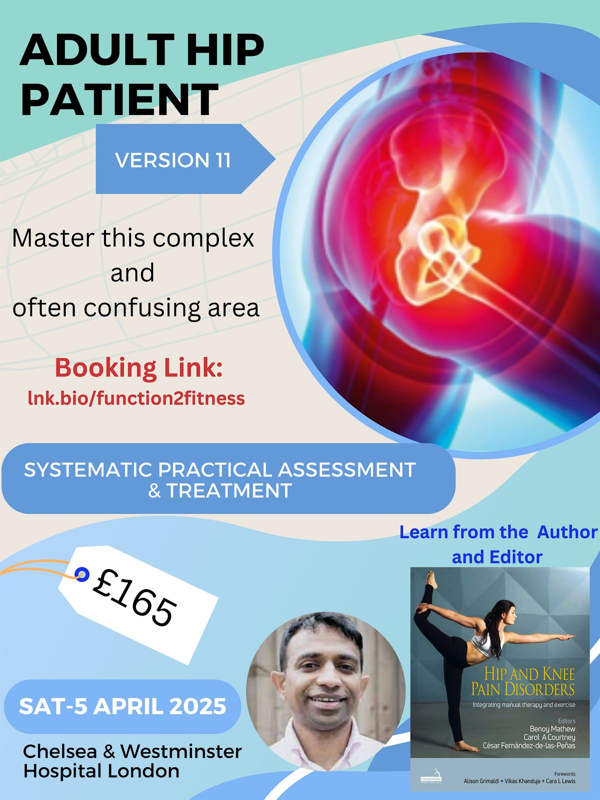 The Adult Hip Patient (Version 11)- Live face to face course, London