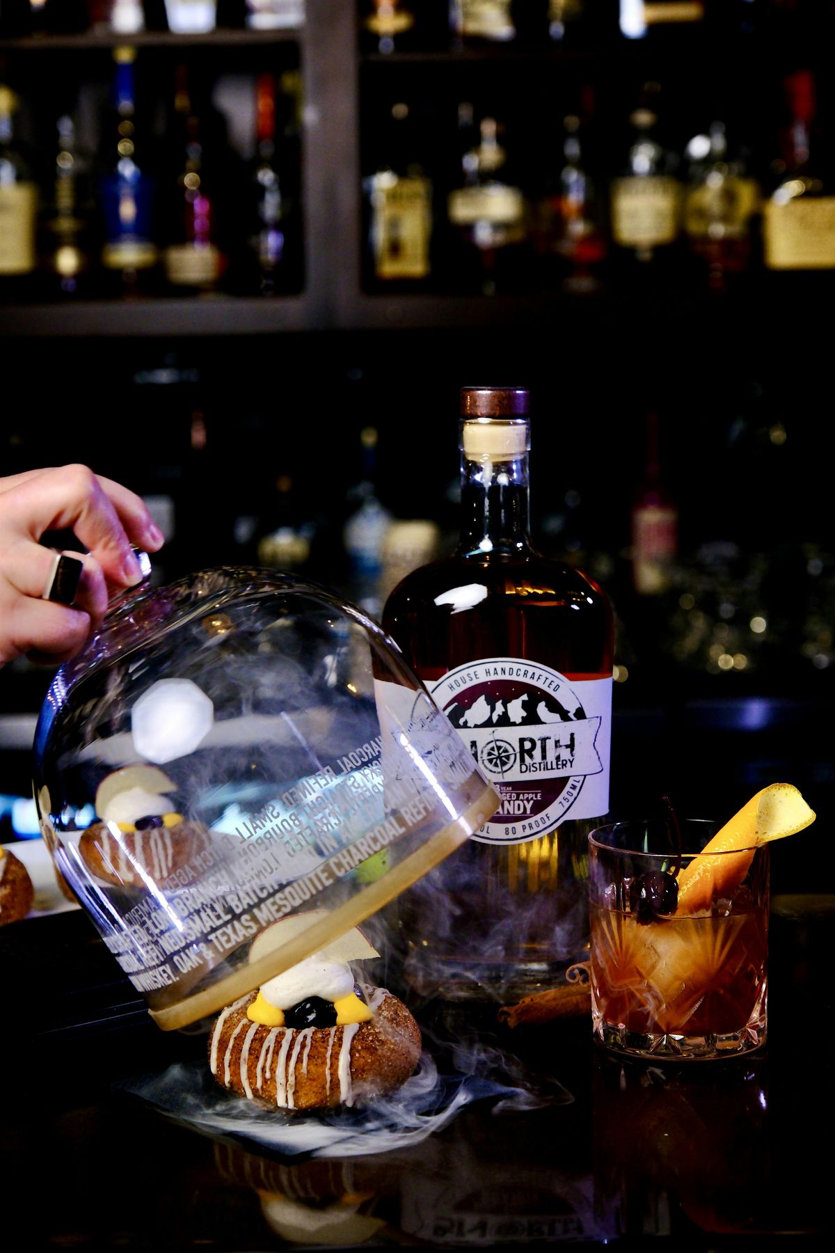 Bee's Knees Whiskey Bar & Lantern Donut Pairing