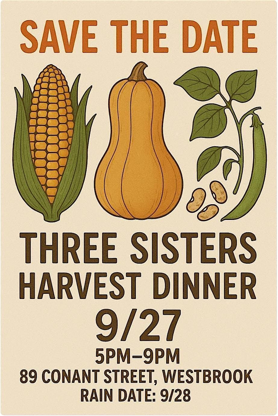 Three Sisters Harvest Dinner