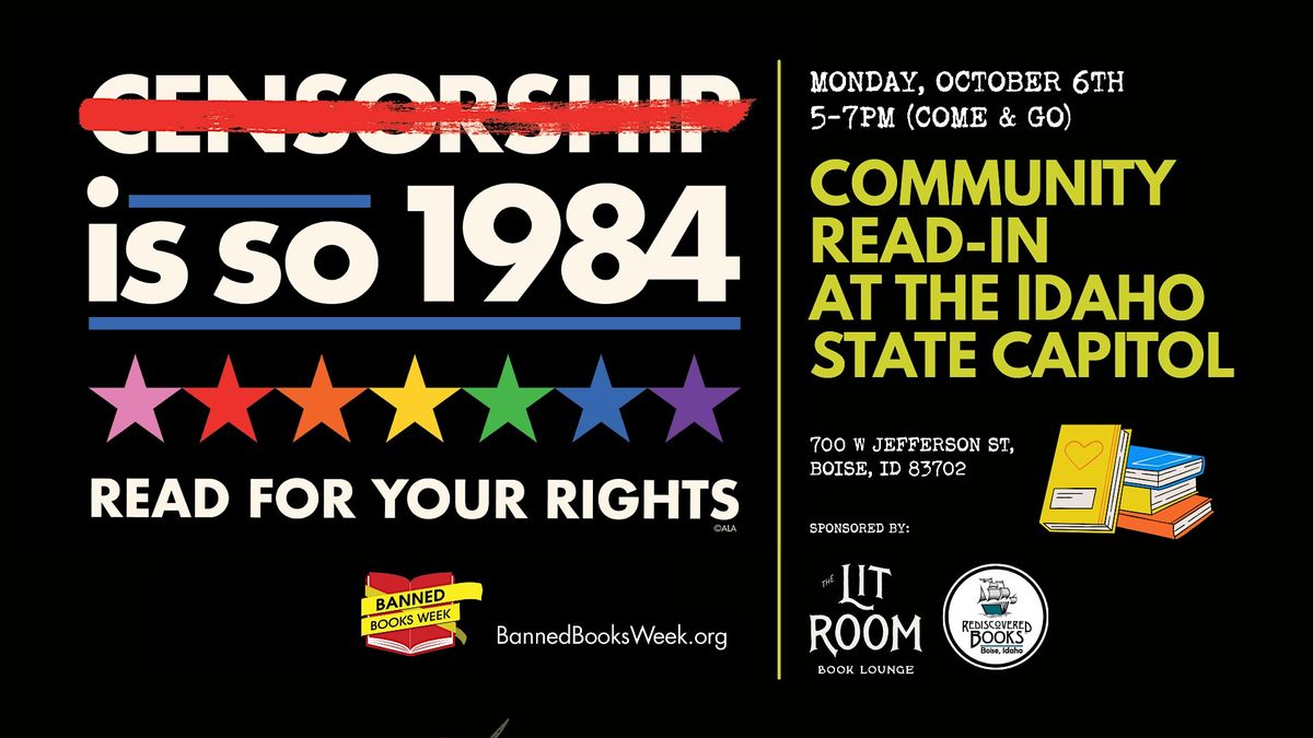 Idaho Banned Books Week Community Read-In