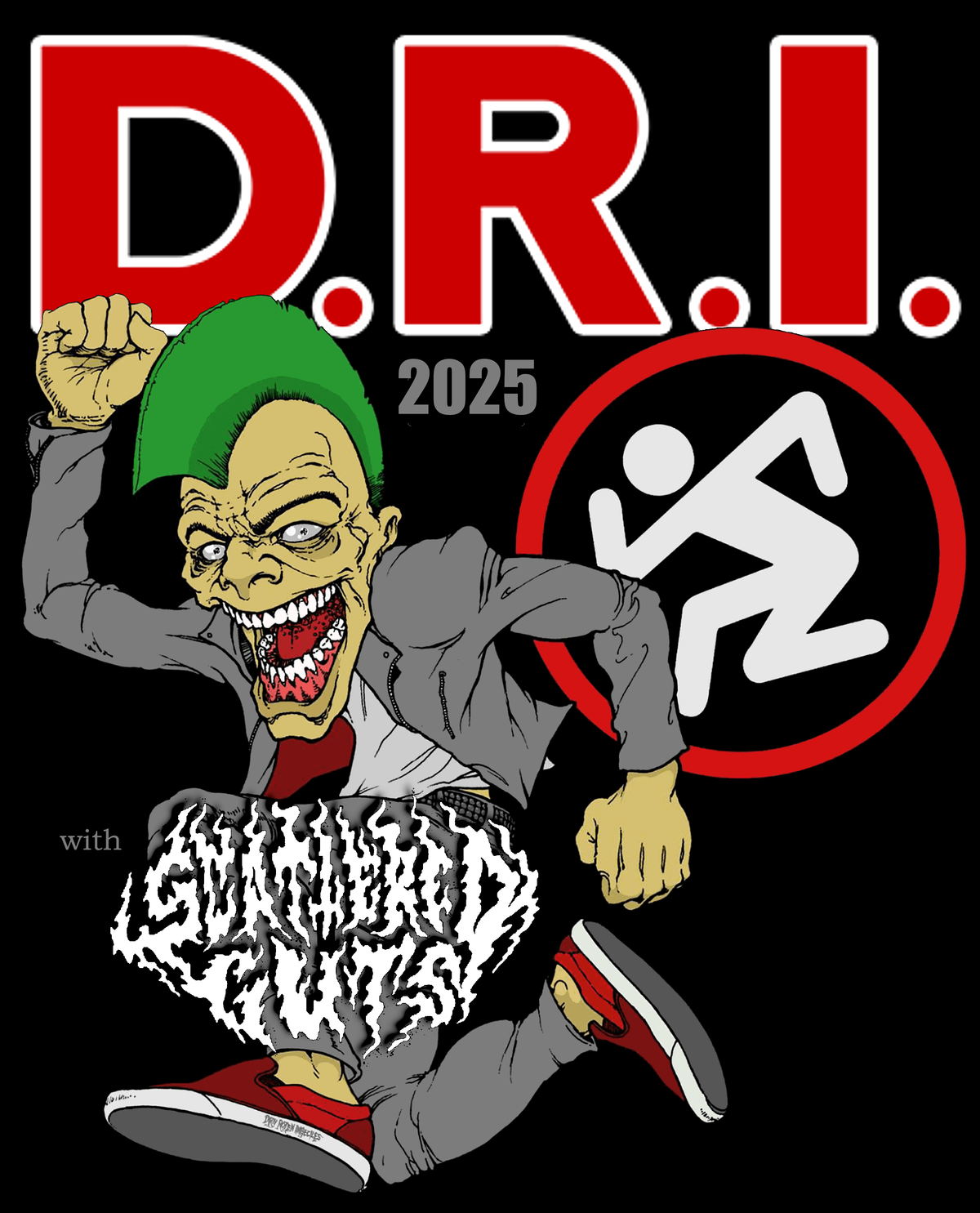 D.R.I., SCATTERED GUTS, WITNESS CHAMBER, THE FLAIL