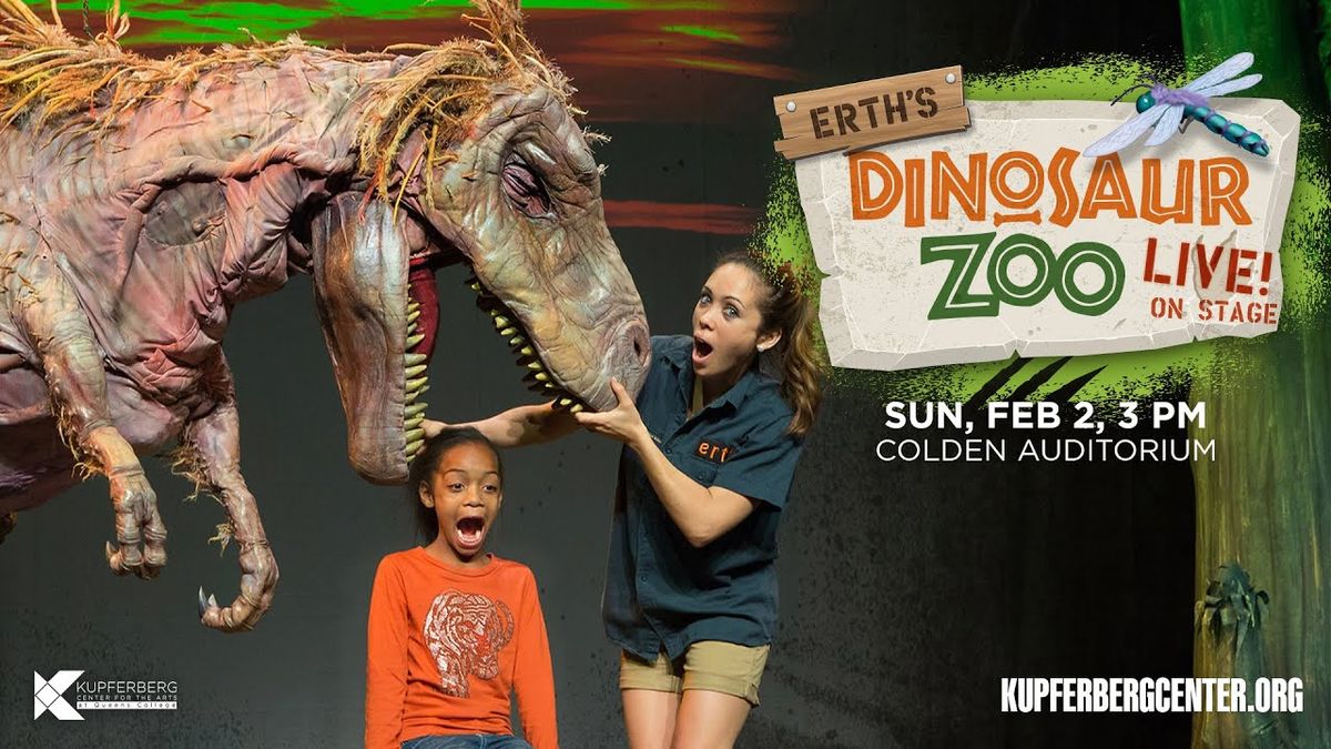 Erths Dinosaur Zoo Live at Kupferberg Center - Colden Auditorium