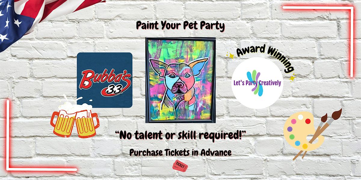 Paint Your Pet Party at Bubba's 33