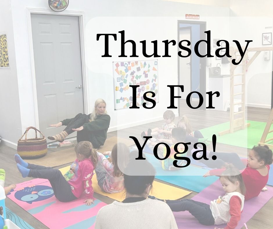 Thursday is for yoga at Catalillies Play Cafe