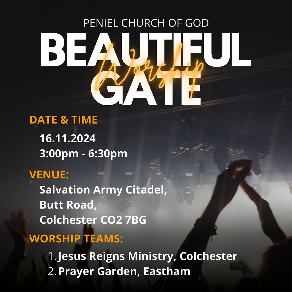 Beautiful Gate - Praise and Worship evening