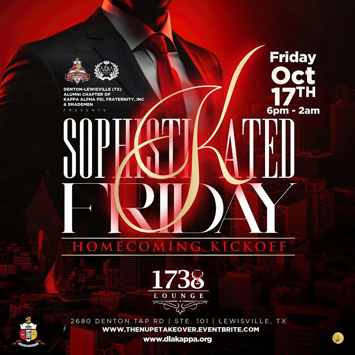 KAPPA ALPHA PSI \u2022 SOPHISTI\u2666\ufe0fATED HOMECOMING KICKOFF AFFAIR