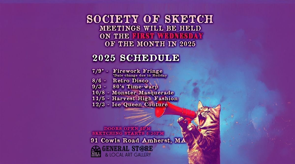 The North Amherst Society of Sketch - Come draw with us!