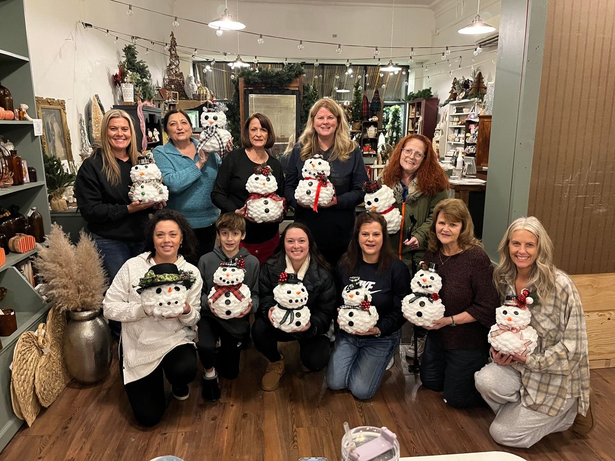 Chunky Knit Snowman Workshop