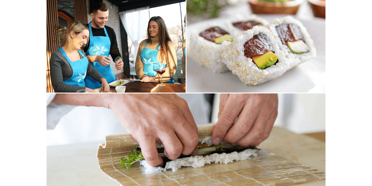 Make Spicy Tuna Sushi With Chef Luis - Sushi Making Cooking Class in Carlsbad & Oceanside | Classpop!\u2122
