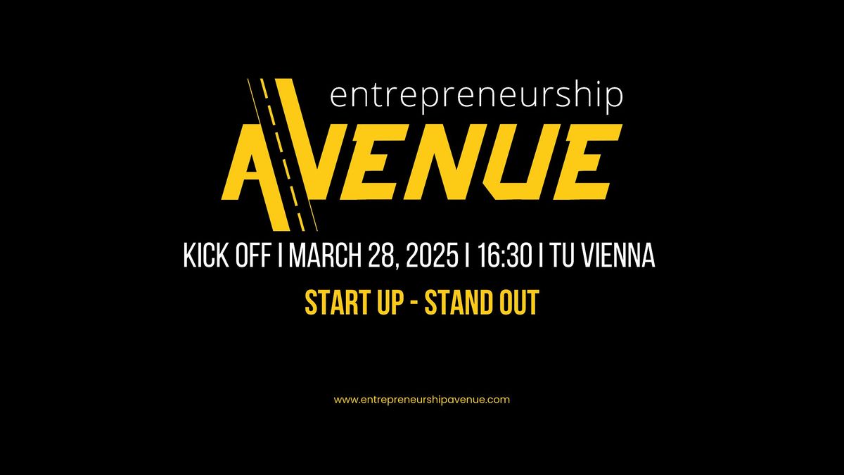 Entrepreneurship Avenue  2025 Kick Off