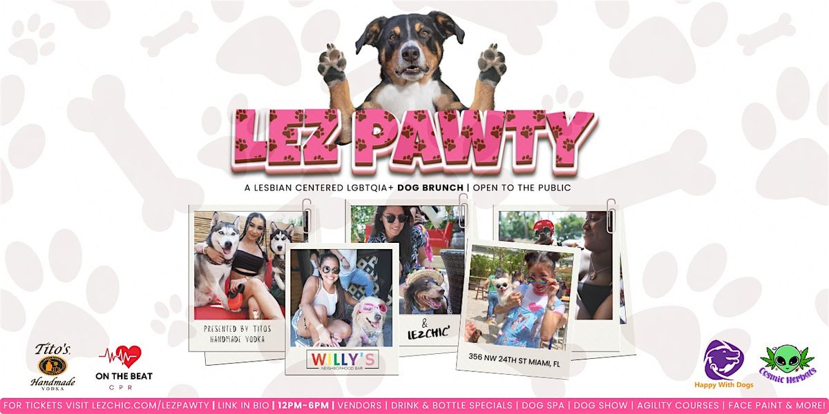 Lez Pawty Dog Brunch | Lesbian Centered | LGBTQIA+ Friendly | Public Event