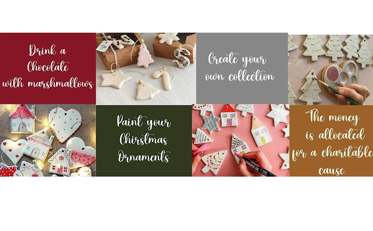 Create and paint your Christmas ornament collection.