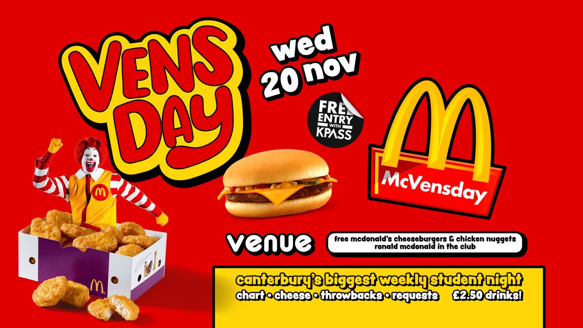 MCVENSDAY - Free McDonald's