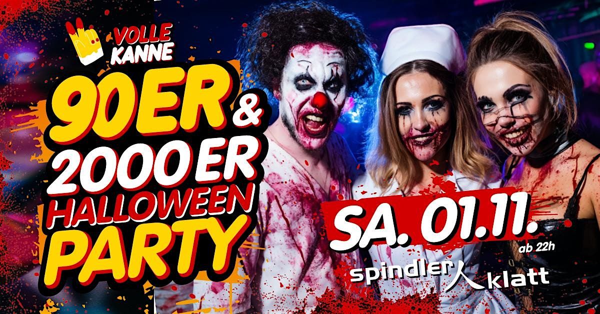 Volle Kanne 90er & 2000er \u2013 Halloween Party