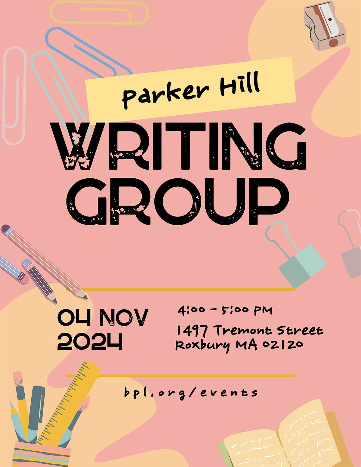 Parker Hill Writing Group