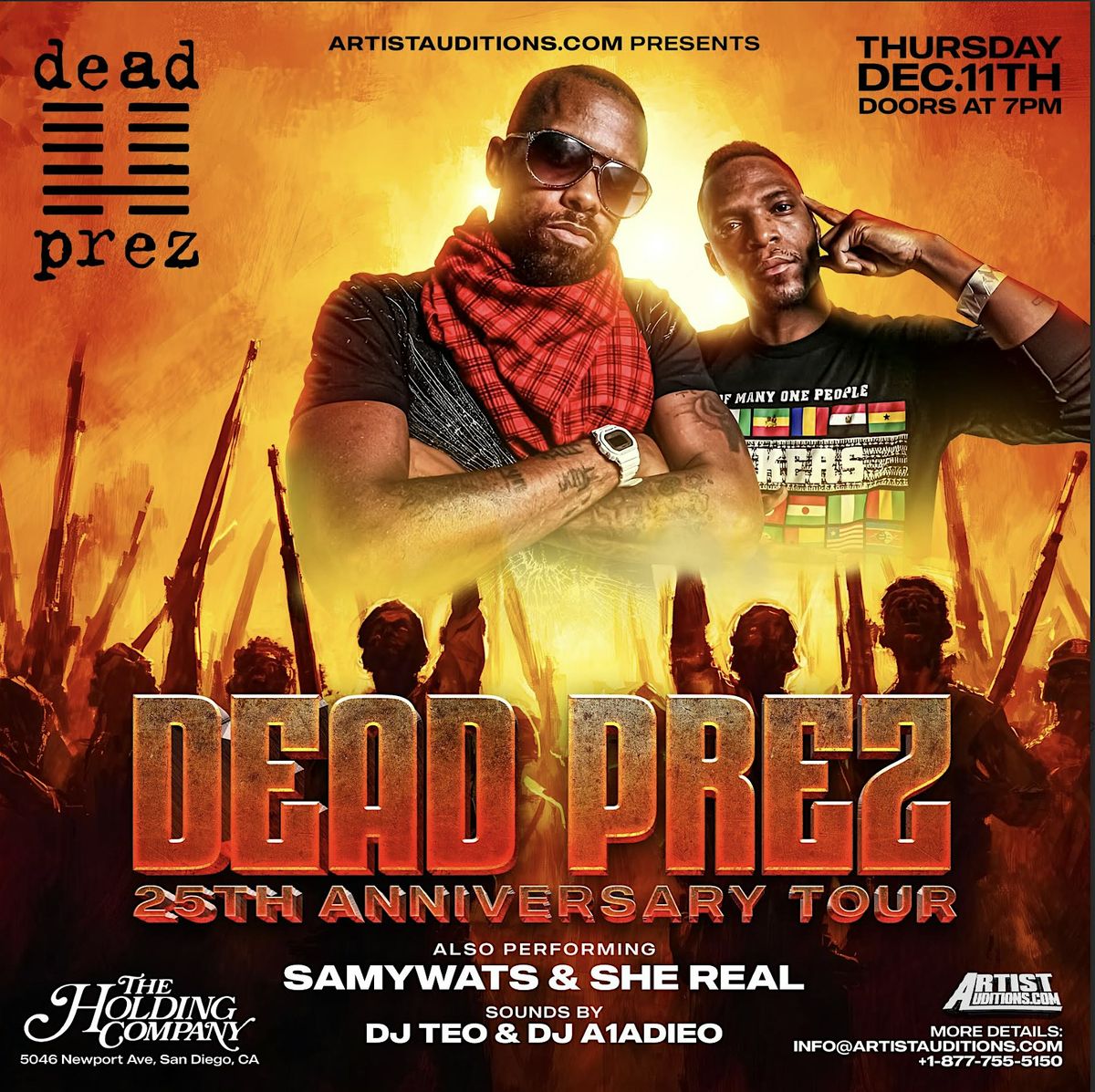 Dead Prez "Lets Get Free" 25th Anniversary Show w. She Real x SincityCairo