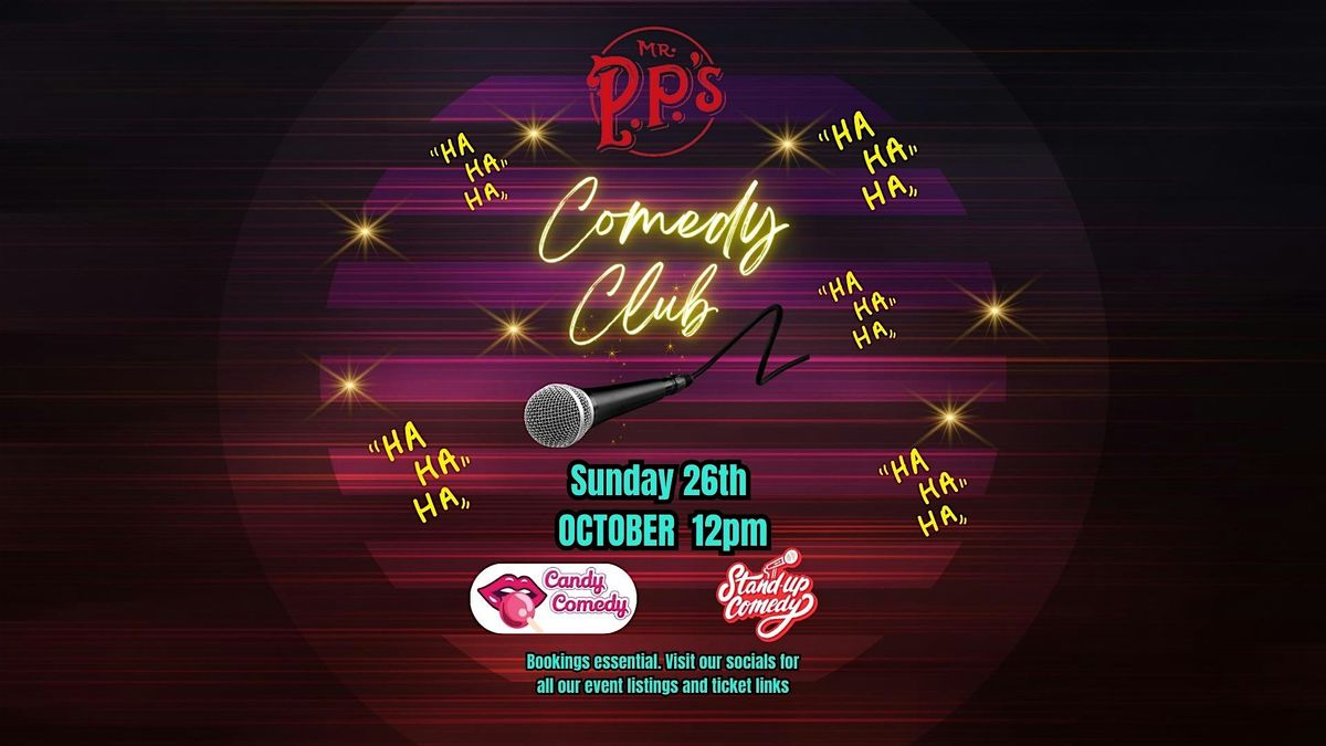MR PP\u2019s Comedy Club - October