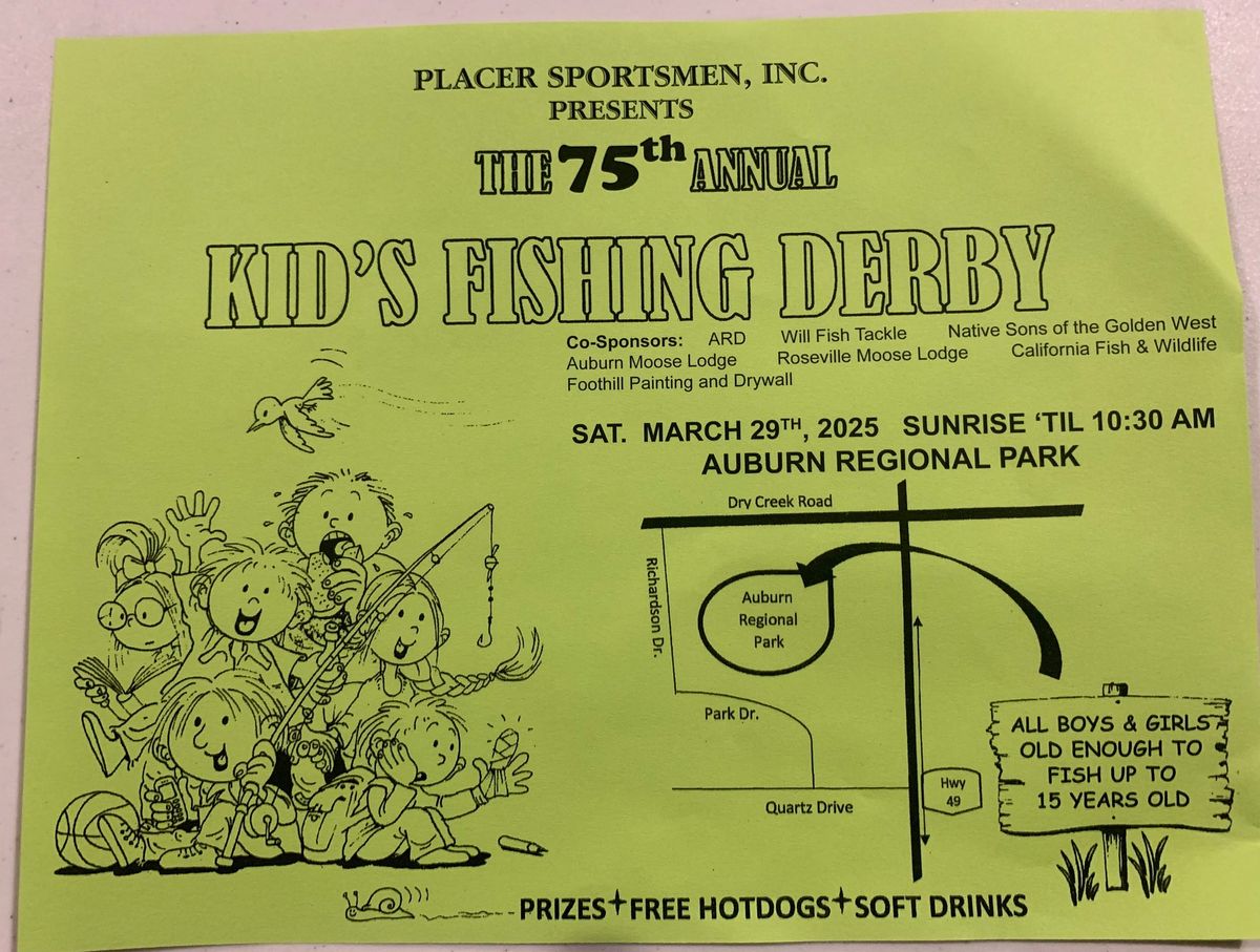 75th annual Kids Fishing Derby