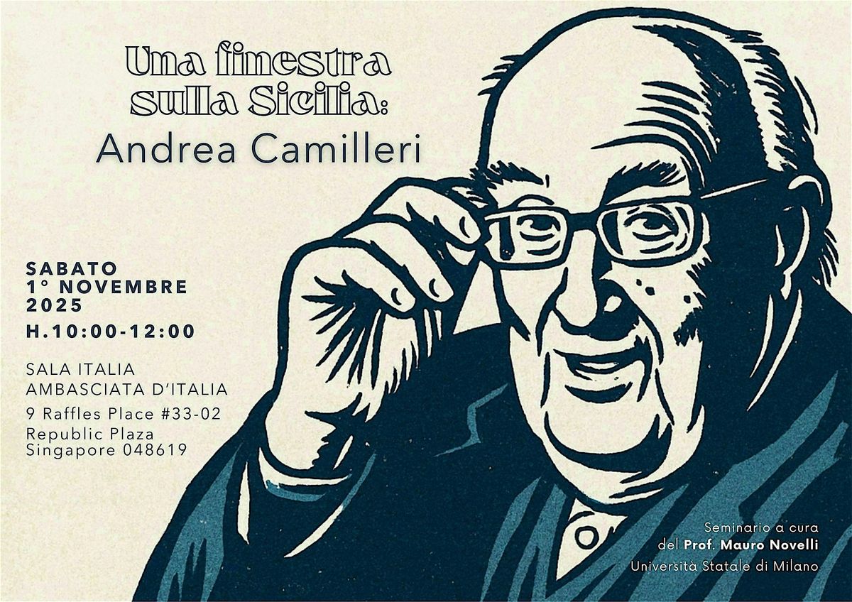 Una finestra sulla Sicilia:  Andrea Camilleri