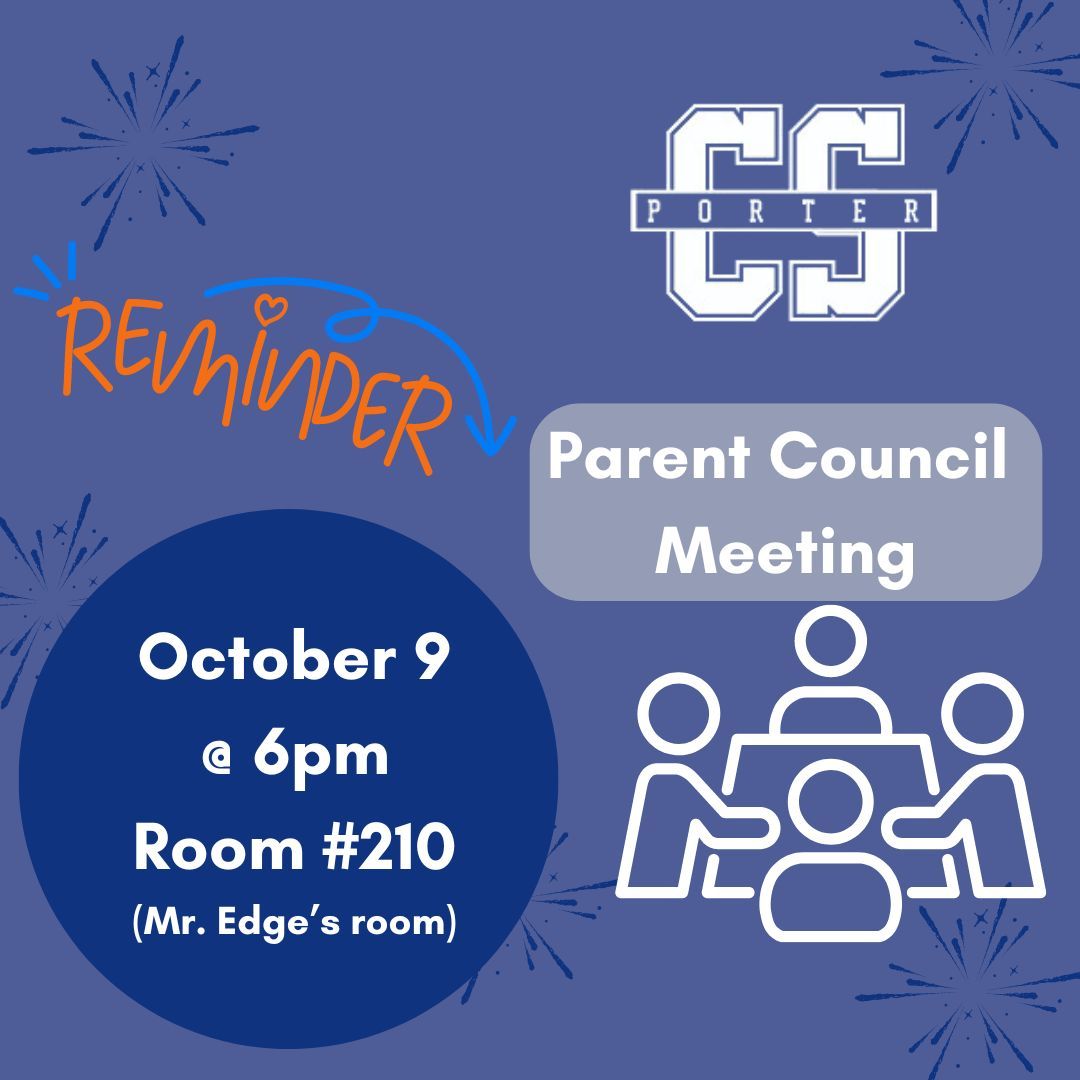 CS Porter Parent Council Meeting