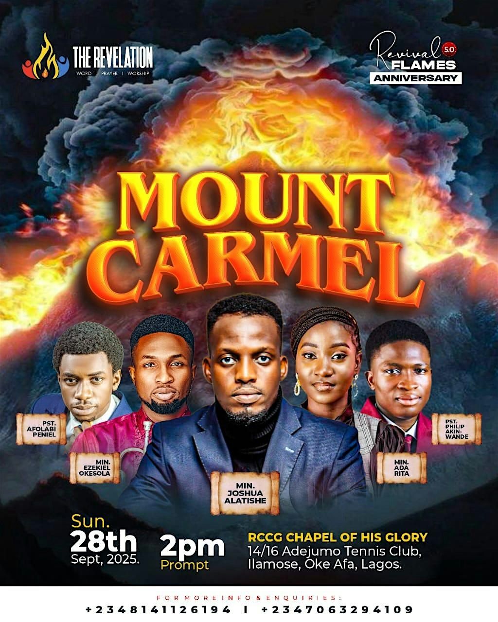REVIVAL FLAMES -MOUNT CARMEL - THE REVELATION MINISTRY