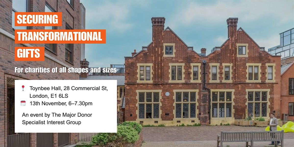 Securing Transformational Giving - For charities of all shapes and sizes
