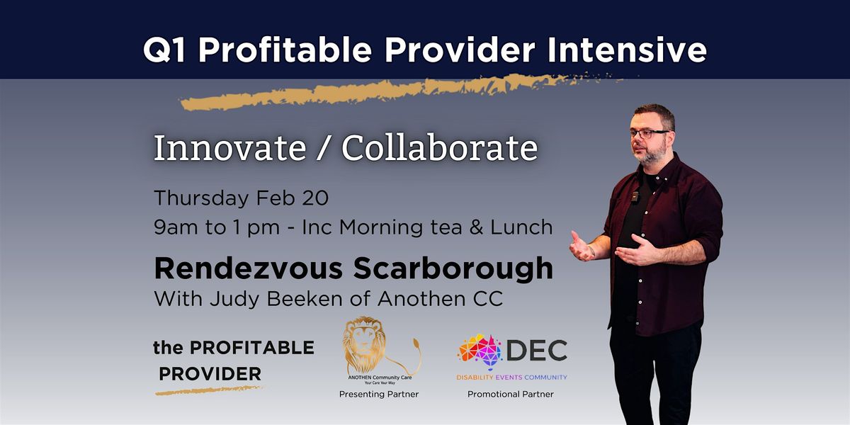 Profitable NDIS Provider Perth Business Intensive