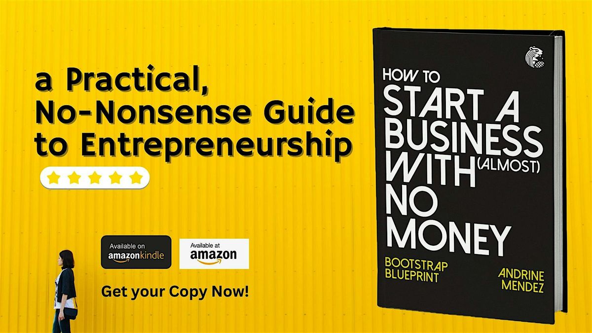 Book Launch: How to start a business with Almost No Money