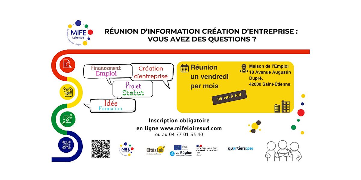Cr\u00e9ation d'entreprise : Parlons-en !
