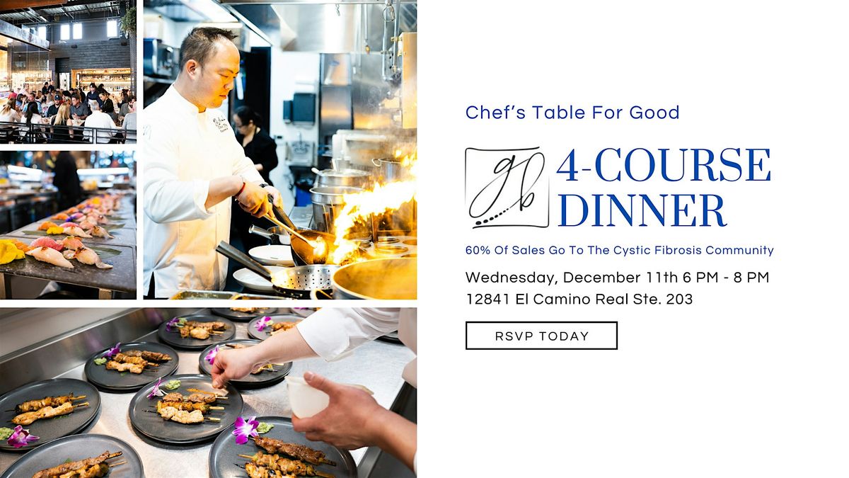 Glass Box Supports the Cystic Fibrosis Community |  4 Course Dinner