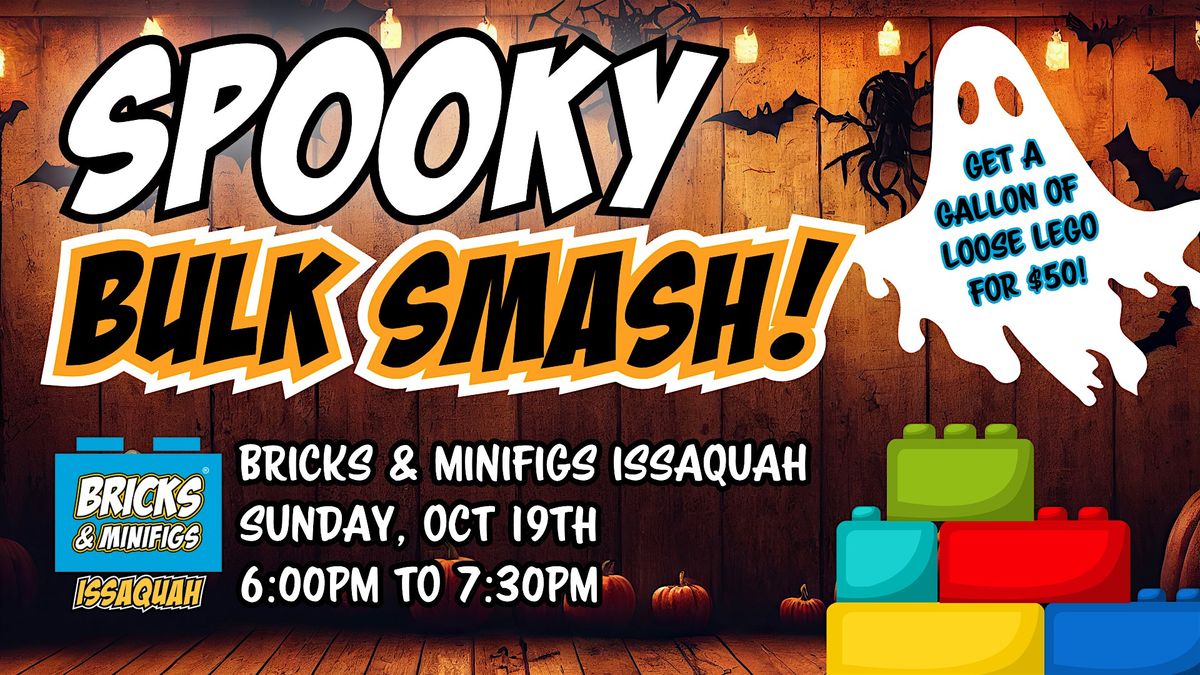 Spooky LEGO\u00ae Bulk Smash at Bricks & Minifigs Issaquah
