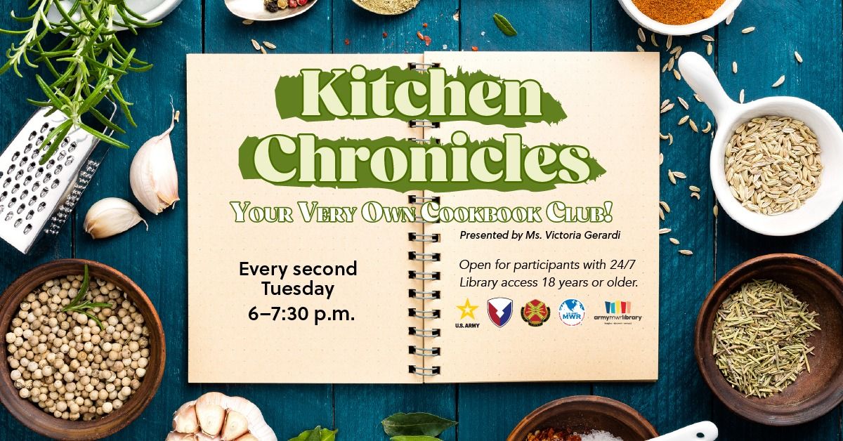 Kitchen Chronicles, your very own cookbook club!