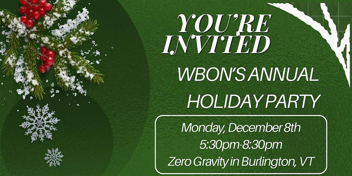 WBON 2025 Holiday Party