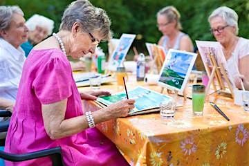 Memory Cafe - Interactive Art Therapy with UIndy Masters Students