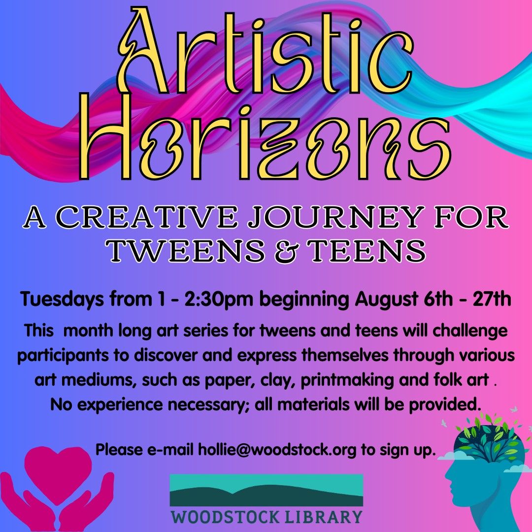 Artistic Horizons: A Creative Journey for Tweens & Teens