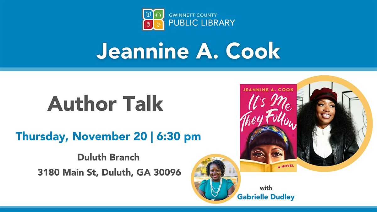 Author Talk with Jeannine A. Cook