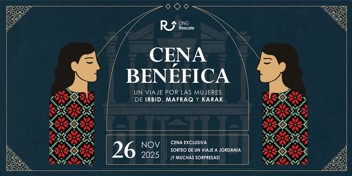 Cena ben\u00e9fica por las mujeres en Jordania