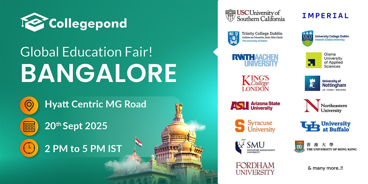 Collegepond's Global Education Fair - Bangalore