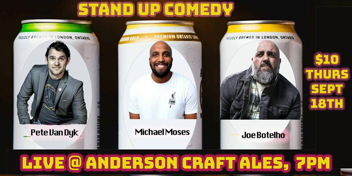 Stand Up Comedy Live at Anderson Craft Ales
