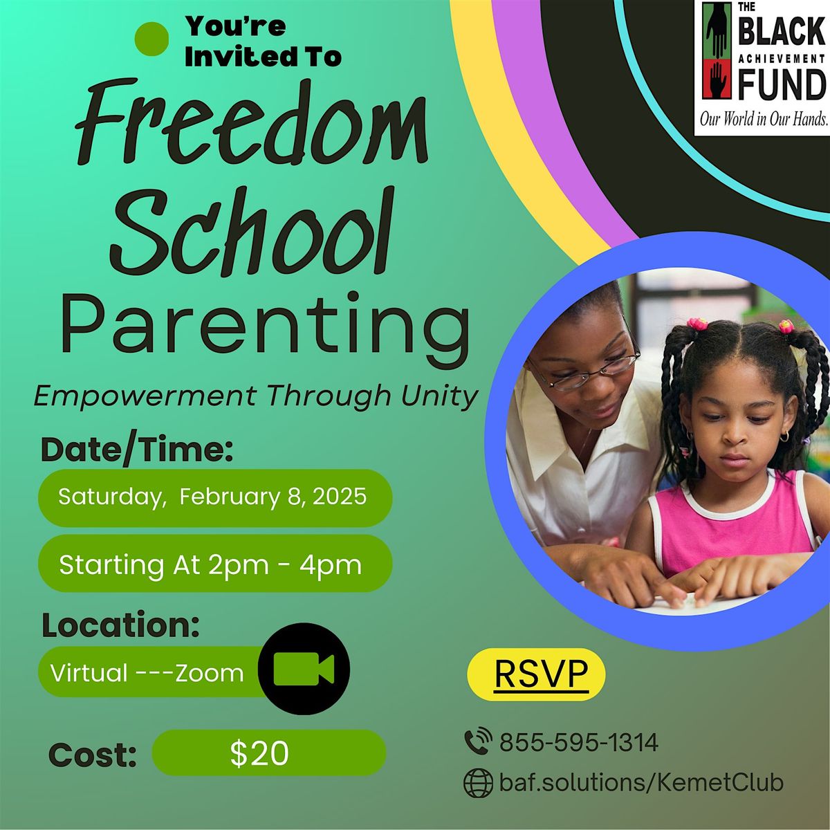 The Black Achievement Fund Presents: Freedom School - Parenting Empowerment