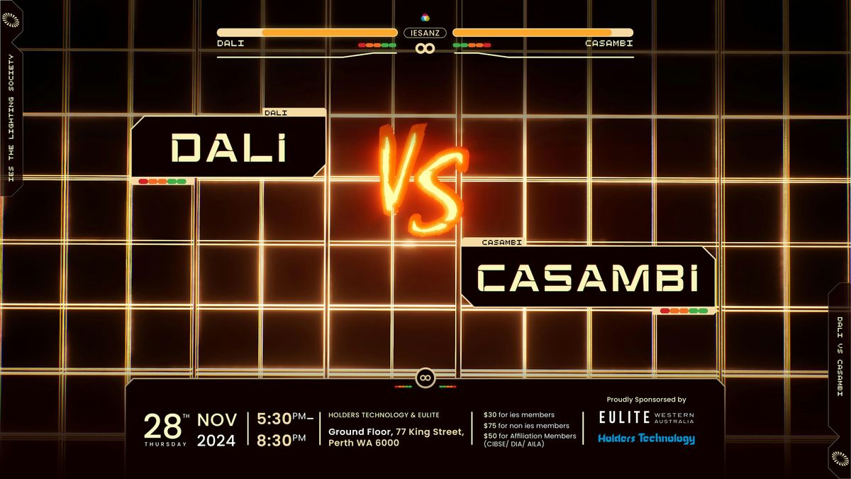 DALI Vs Casambi - Thanks to  Holders Technology & EULITE