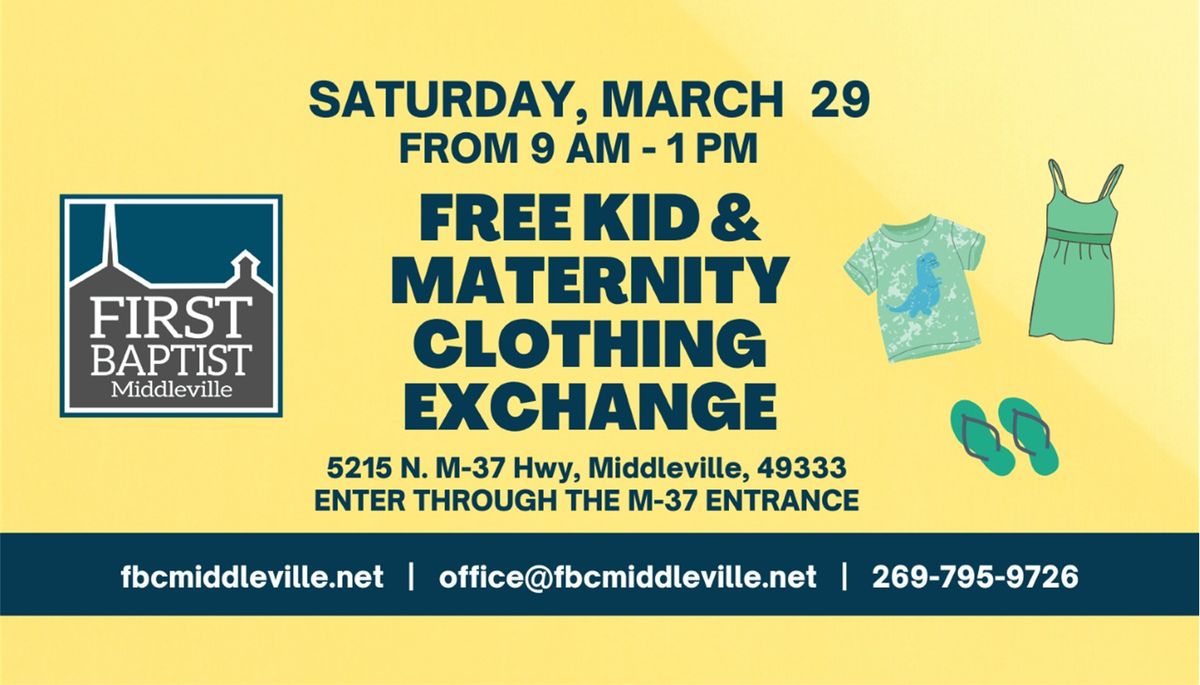 First Baptist Free Kids Clothing Exchange