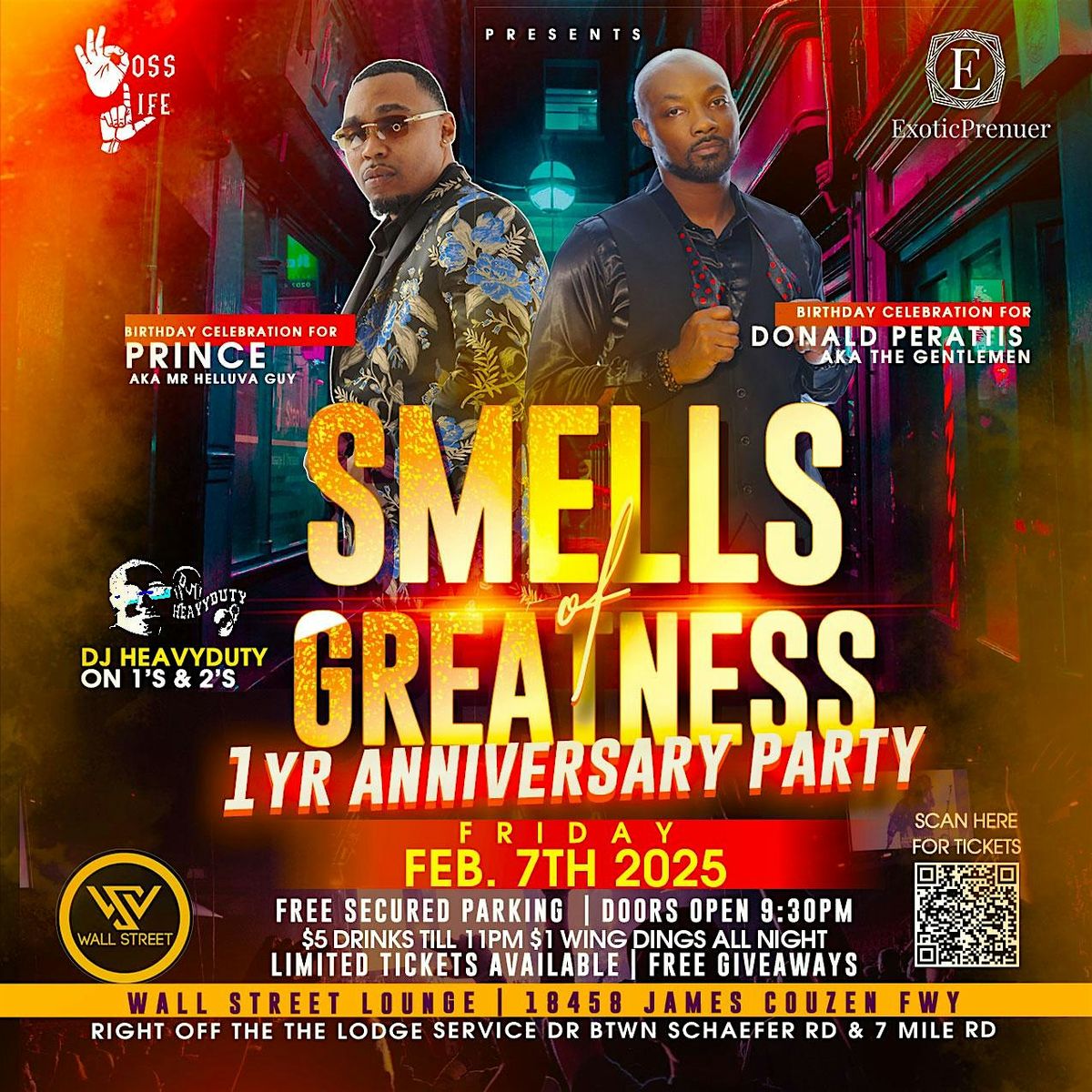 Smells of Greatness 1yr Anniversay Party