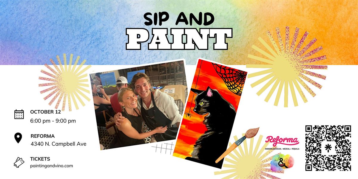 Black Cat Paint and Sip at Reforma