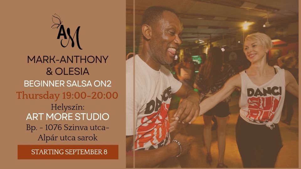 Beginners Salsa On2 with Mark-Anthony & Olesia (Classes taught in English)