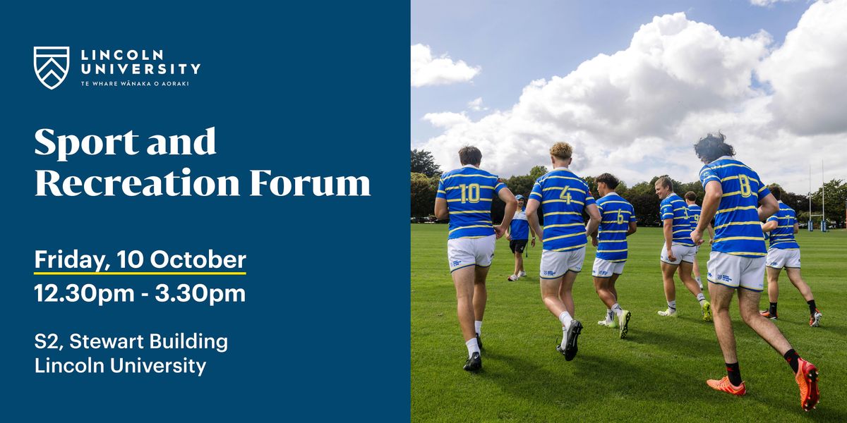 The Lincoln University Sport and Recreation Forum