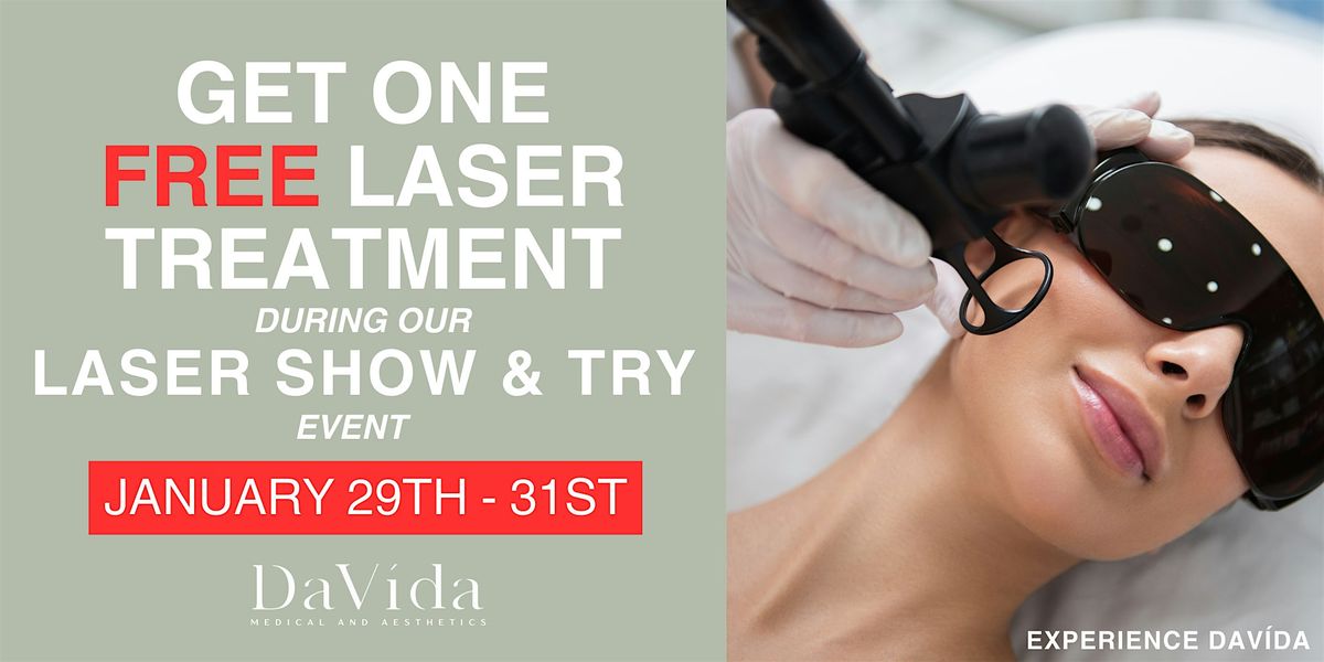 FREE LASER in SATX- Laser Show and Try