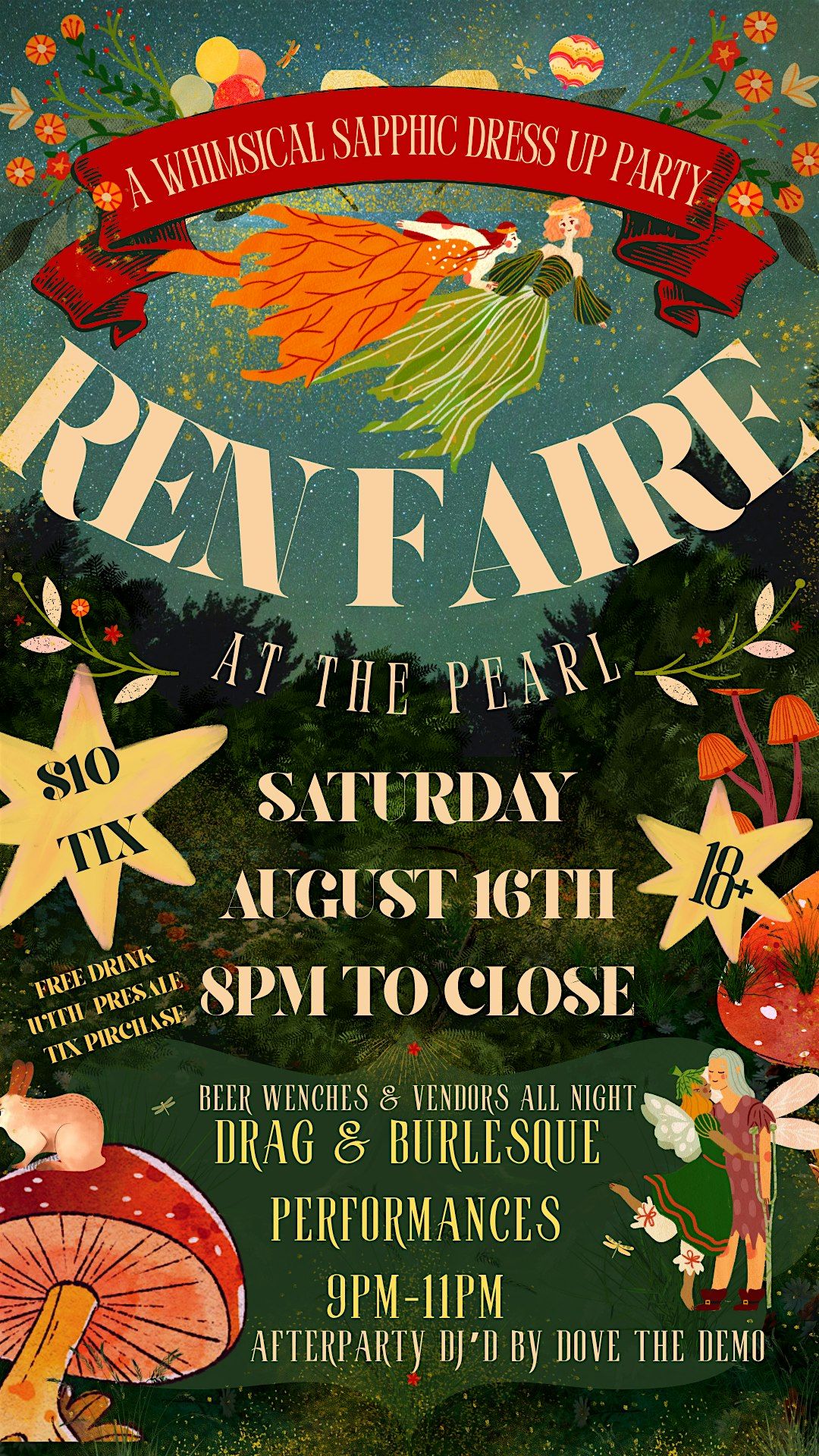 Sapphic Renaissance Faire at The Pearl