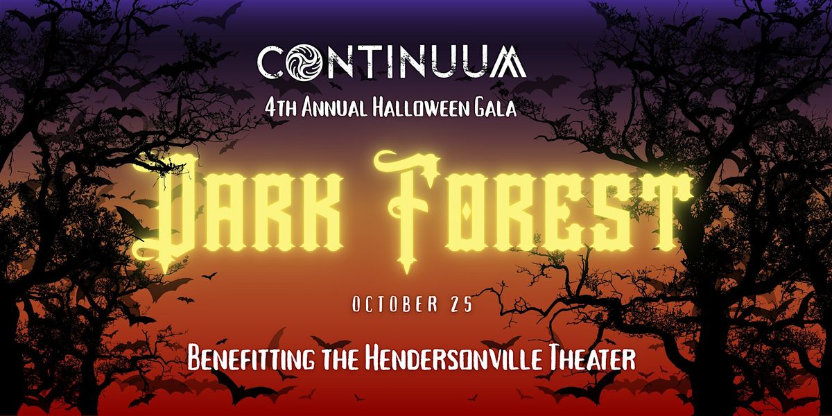 Dark Forest Halloween Gala benefitting The Hendersonville Theater
