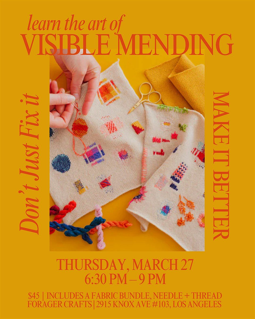 Learn the Art of Visible Mending